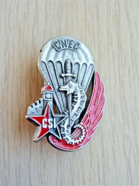 Original Insigne Militaire Centre Cnec Csi Commandos Er Choc Drago