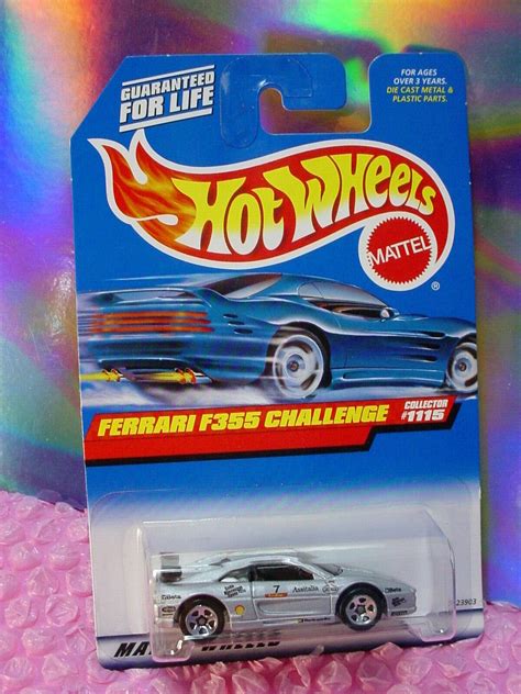 Htf Hot Wheels Ferrari F Challenge Silver Sp Licensed Product
