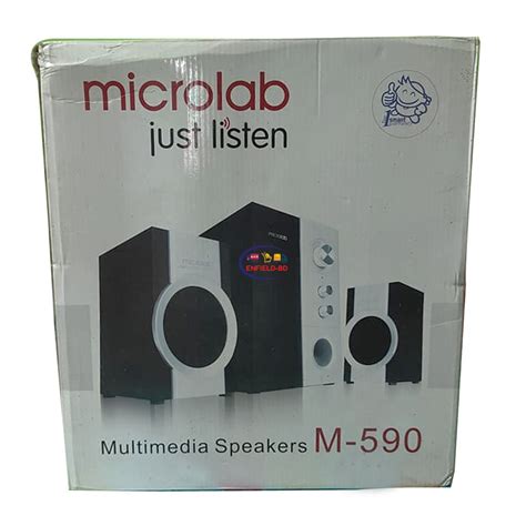 Microlab M 590 2 1 Speaker Black Silver Buy Now Online