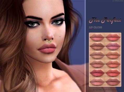 Lip Gloss The Perfect By Angissi At Tsr Sims Updates Sims Cc