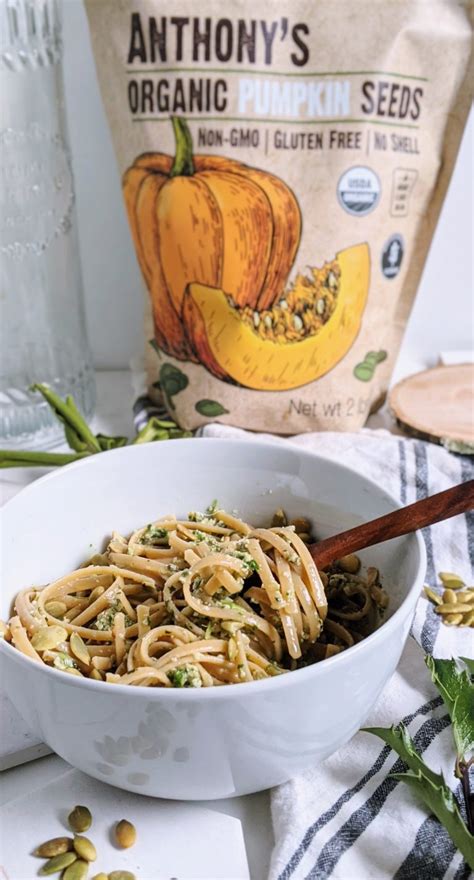 Pumpkin Seed Pesto Recipe Nut Free Gluten Free Vegan Vegetarian