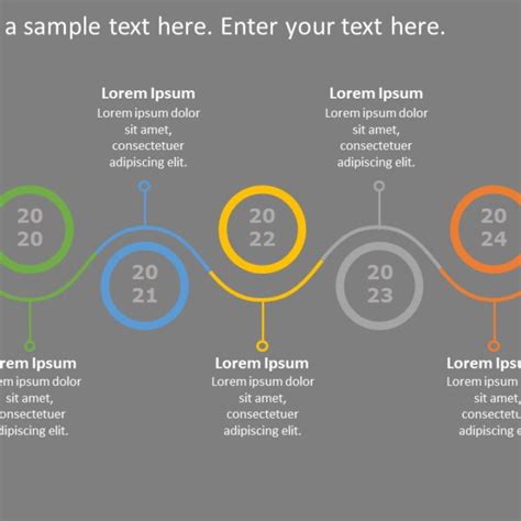 Animated Timeline Wheel Template For MS PowerPoint Google Slides