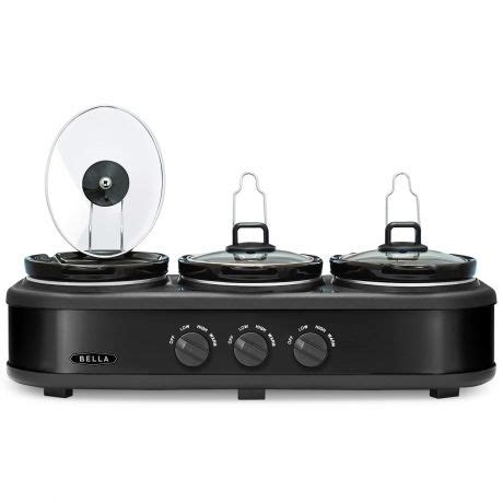 Bella Black (14582) Triple Slow Cooker Reviews, Problems & Guides