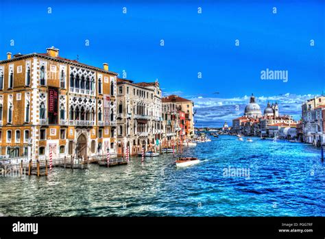 City Of Venice Italy Venices Grand Canal With The Palace Of Palazzo