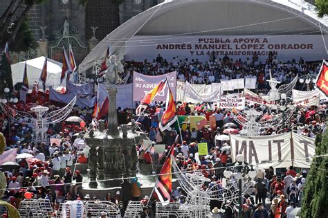 Puebla refrenda que está con la Cuarta Transformación Capital Puebla