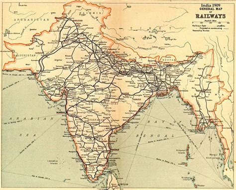 Indian Railway Network Map