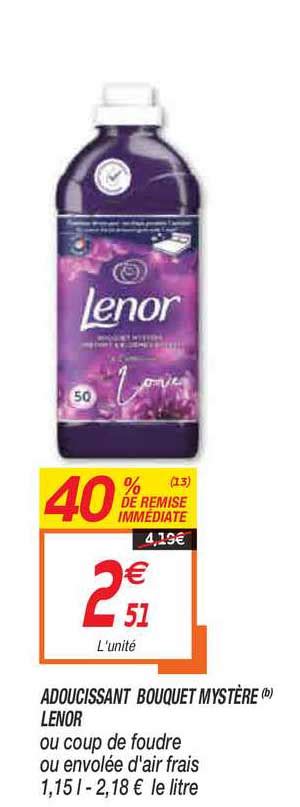 Promo Adoucissant Bouquet Mystère Lenor chez Netto iCatalogue fr