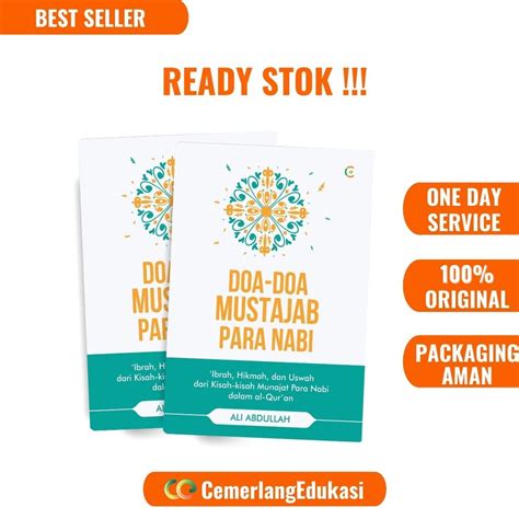 Jual BUKU AGAMA DOA DOA MUSTAJAB PARA NABI BEST SELLER Shopee