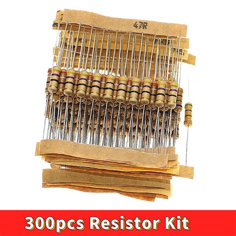 Pces Resistor Kit W Valores X Pces Resist Ncia De Filme De