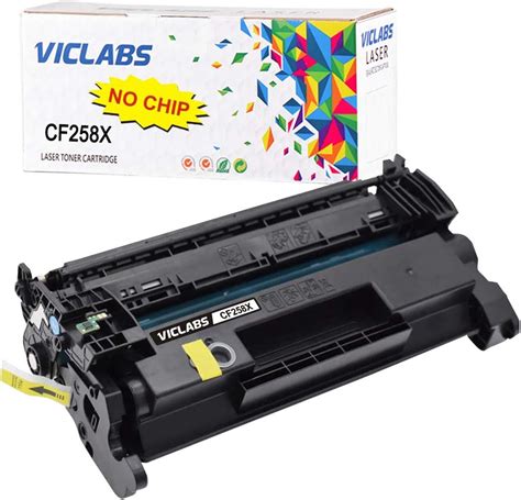 VicLabs CF258X 258A Cartucho de tóner de repuesto para HP 58X CF258X