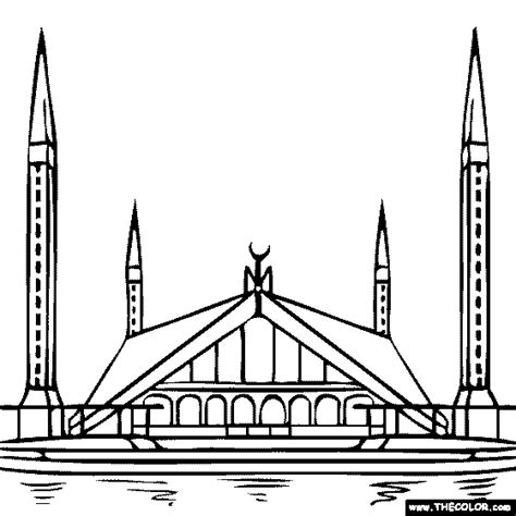 Faisal Masjid Illustration