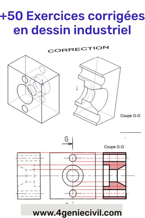 Exercices De Dessin Industriel Avec Correction Pdf Exercices De