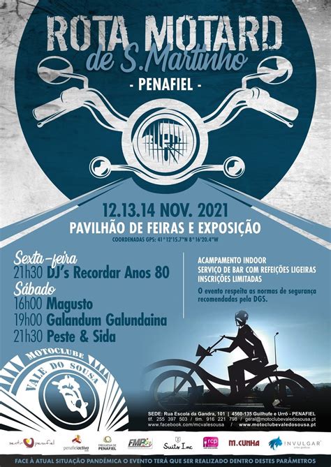 Penafiel Rota Motard de São Martinho realiza se de 12 a 14 de Novembro