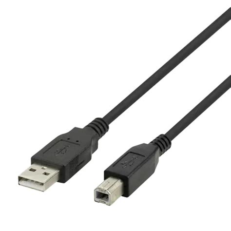 Deltaco USB 2 0 Kabel Typ A Typ B 1m Svart Teknikdelar Se