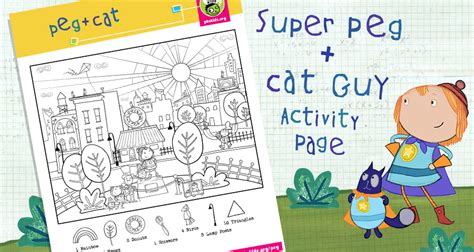 Super Peg + Cat Guy Activity . Activities . peg + cat | PBS KIDS