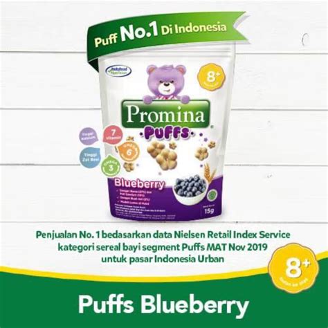 Jual Promina Puffs Blueberry 15 G Indonesia Shopee Indonesia