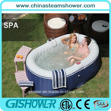 China 1 Person Portable Inflatable Hot Tub (pH050012 Blue) - China ...