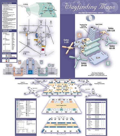 Orlando International Airport map