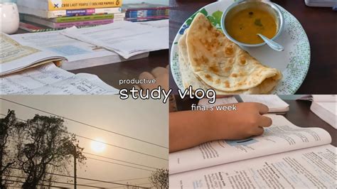 STUDY VLOG Final Week A VERY Productive Day Of My Life Exam Prep