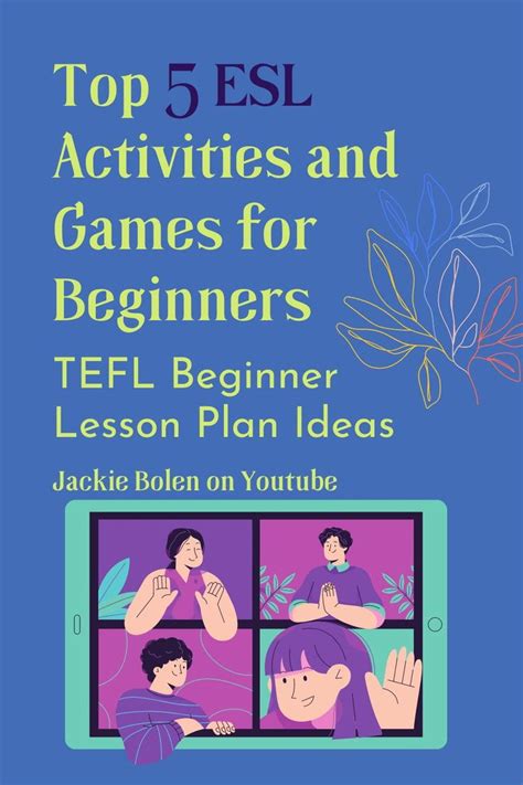 Top 5 ESL Activities and Games for Beginners | TEFL Beginner Lesson ...