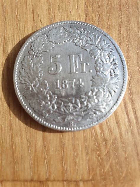 5 Franken 1874 B Silber Kaufen Auf Ricardo