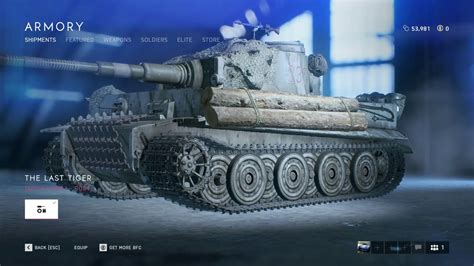 Battlefield 5 The Last Tiger Skin Finally Patched Unlocked Youtube