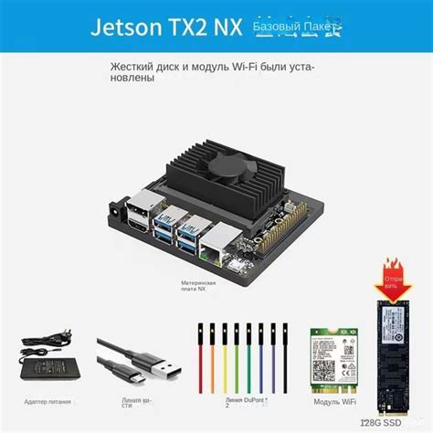 NVIDIA Jetson TX2 NX Комплект разработки интеллектуальных систем ...