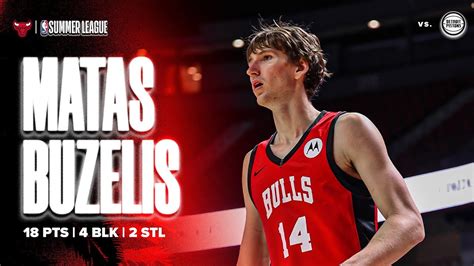 Matas Buzelis Does It All 💪 Highlights From 18 Point Summer League Performance Chicago Bulls