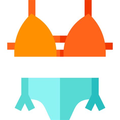 Bikini Basic Straight Flat Icon