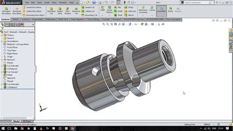 Solidworks Tutorial 27 How To Create Drill Chuck In Solidworks