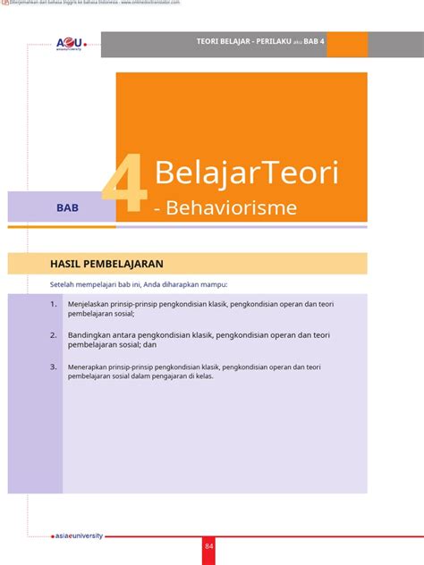 Learning Theories Behaviorism Enid Pdf