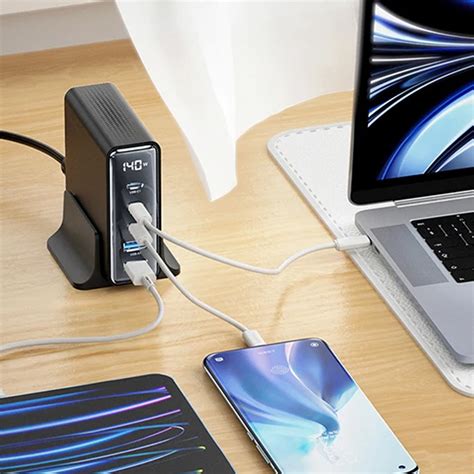 Toocki Charger Station Fast Charging Multi Port Usb Type C Gan W