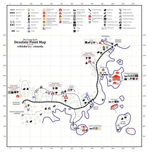 The Long Dark Mountain Town Survival Map