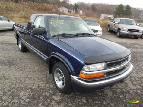 2000 Indigo Blue Metallic Chevrolet S10 Extended Cab 74624588 Car Color Galleries