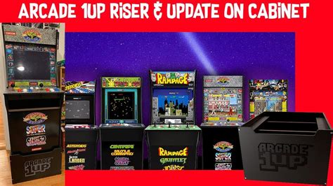 Arcade 1up Riser And Update On Cabinet Parts Youtube