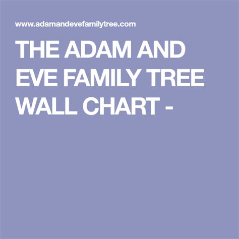 Adam And Eve Family Tree Wall Chart Vrogue Co – NBKomputer