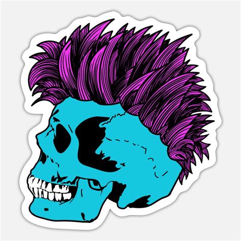 Mohawk Stickers Unique Designs Spreadshirt