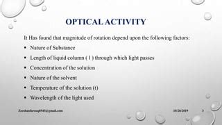 Optical activity | PPT