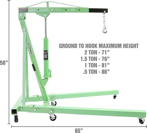 OEMTOOLS 2 Ton Folding Shop Crane Engine Hoist Philippines Ubuy