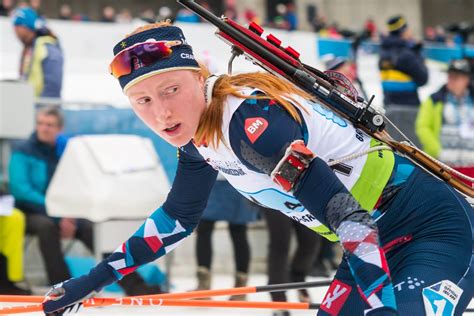 Biathlon La Norv Gienne Maren Kirkeeide Va D Couvrir La Coupe Du