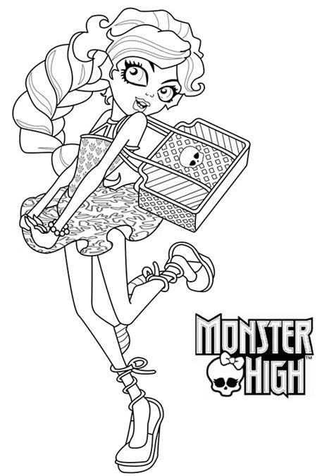 154 Dessins De Coloriage Monster High à Imprimer Sur Page 1