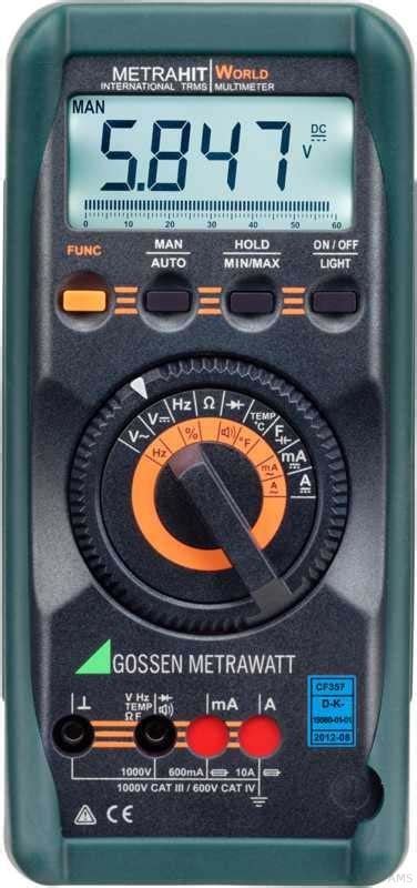 GMC I Messtechnik Multimeter TRMS METRAHIT WORLD