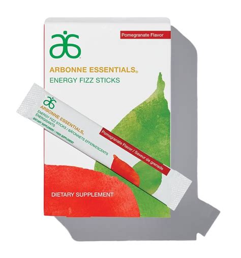 Energy Fizz Sticks Pomegranate Arbonne Vegan Gluten Free