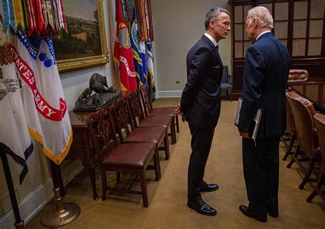 NATO Photo Gallery NATO Secretary General Jens Stoltenberg With US