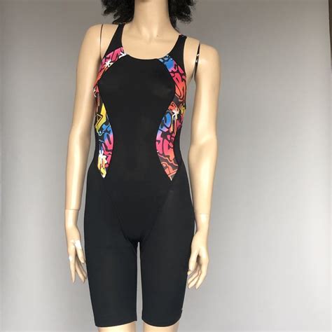 80s Unitard Bodysuit New Wave Black One Piece Etsy Canada Black