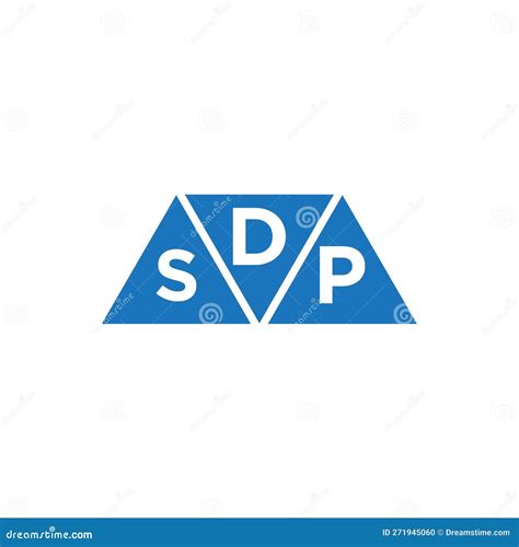 Dsp Triangle Shape Logo Design On White Background Dsp Creative