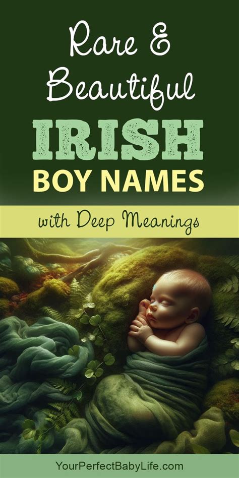 Rare And Beautiful Irish Boy Names With Deep Meanings In 2024