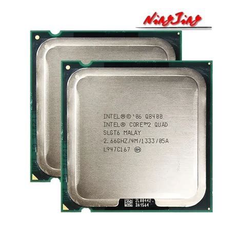 Two Pcs * Intel Core 2 Quad Q8400 2.6 Ghz Quad-Core Quad-Thread CPU ...