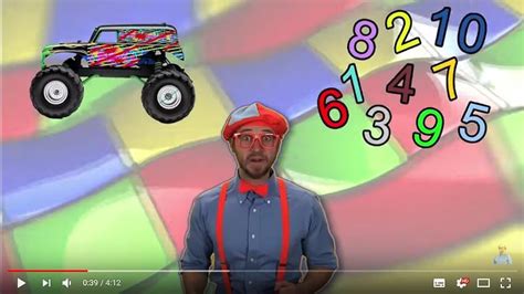 Blippi Learn To Count Monster Trucks Numbers Tv Episode