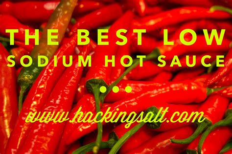 Low Sodium Hot Sauce Recipe